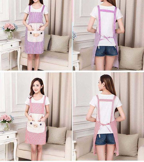 廚房的時(shí)尚宣言 可愛(ài)防污圍裙，下廚的精致伴侶